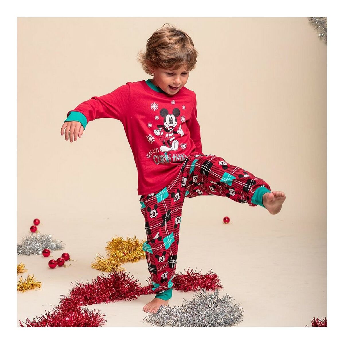 Children's Pyjama Mickey Mouse Red - MES49