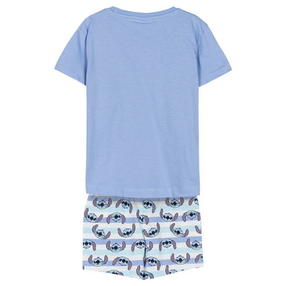 Children's Pyjama Stitch Blue - MES49