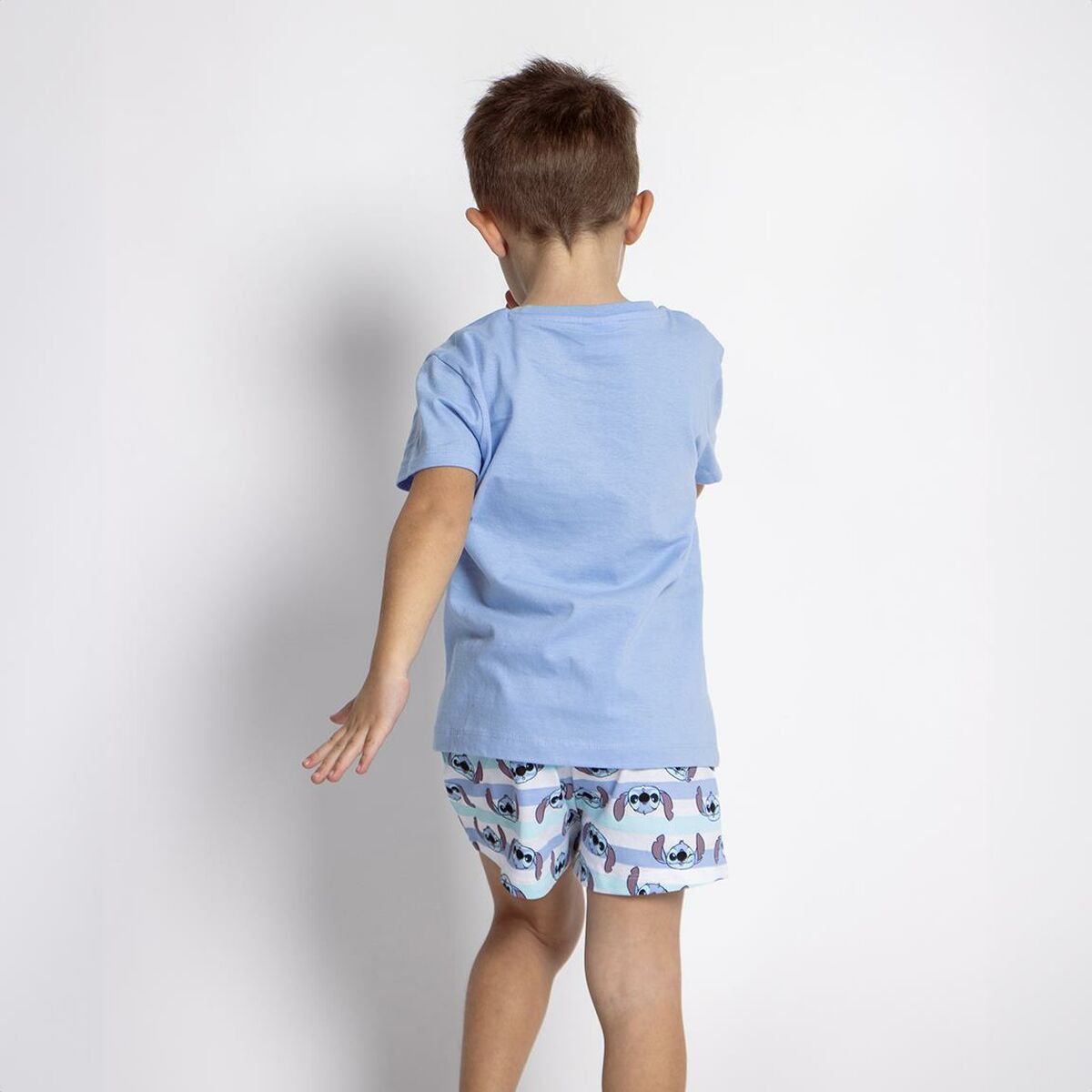 Children's Pyjama Stitch Blue - MES49