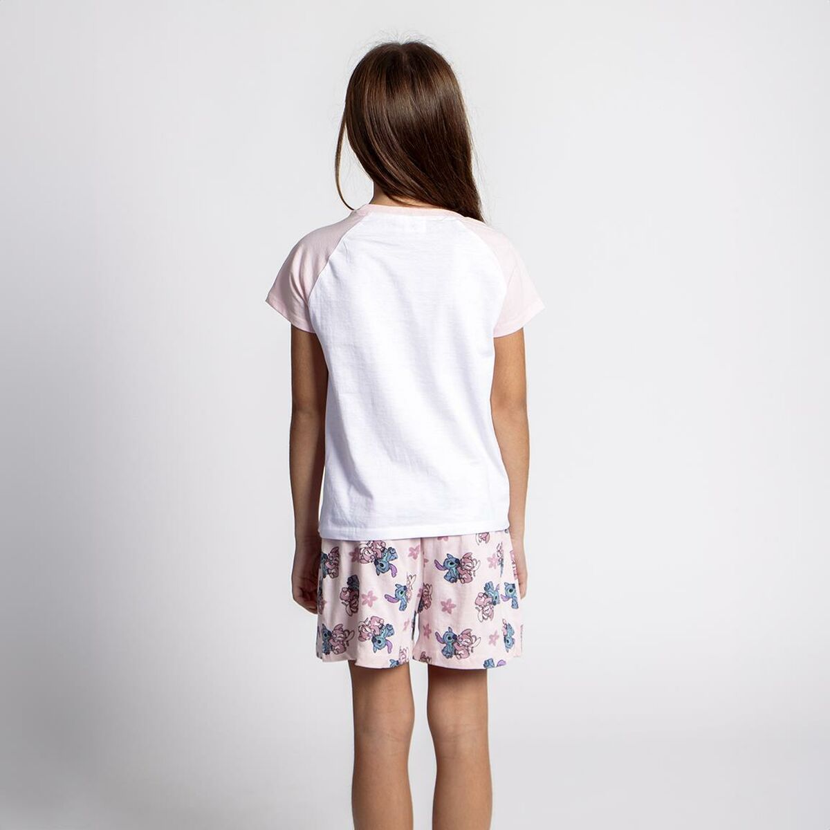 Children's Pyjama Stitch Pink - MES49