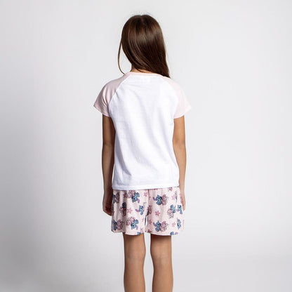 Children's Pyjama Stitch Pink - MES49