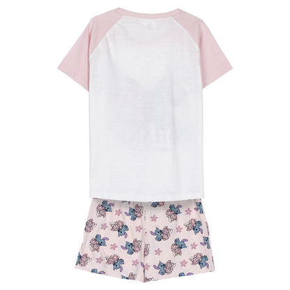 Children's Pyjama Stitch Pink - MES49