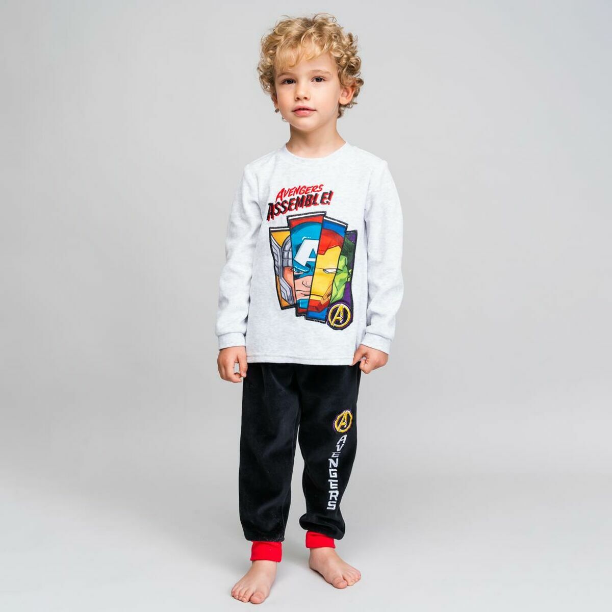 Children's Pyjama The Avengers Grey - MES49