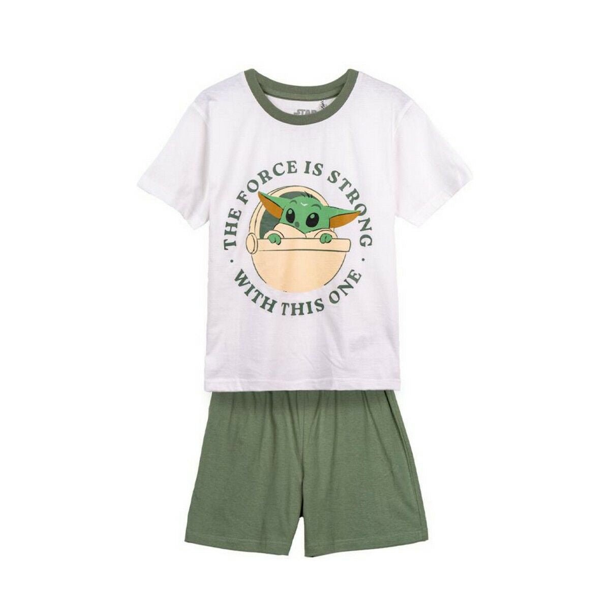 Children's Pyjama The Mandalorian White - MES49