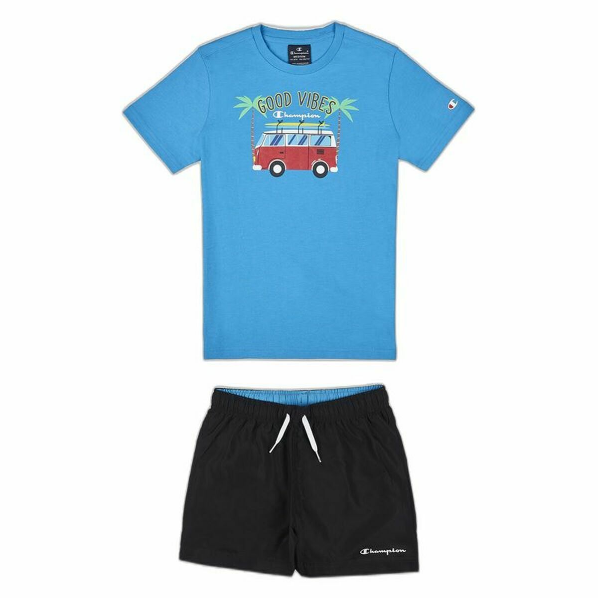 Children's Sports Outfit Champion Blue 2 Pieces Aquamarine - MES49