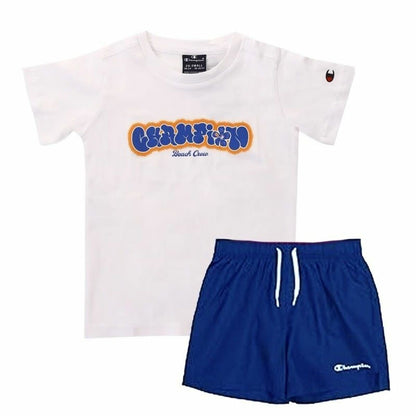 Children's Sports Outfit Champion Essentials Blue - MES49