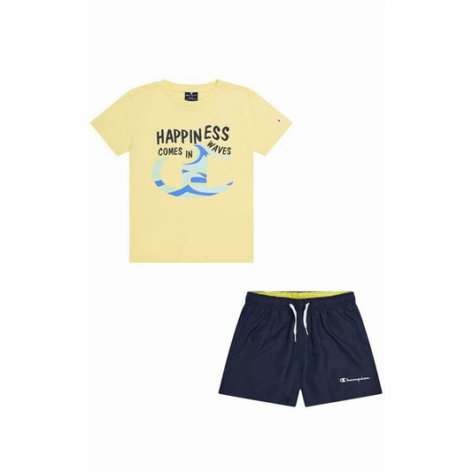 Children's Sports Outfit Champion Essentials Yellow - MES49