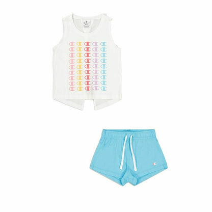 Children's Sports Outfit Champion White 2 Pieces - MES49