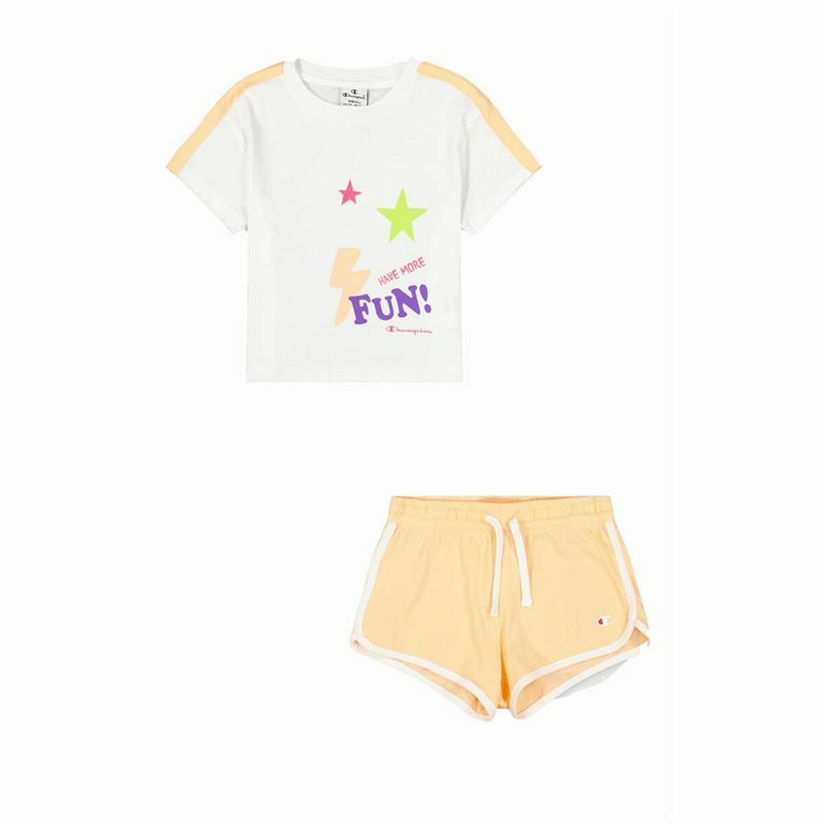 Children's Sports Outfit Champion White 2 Pieces - MES49