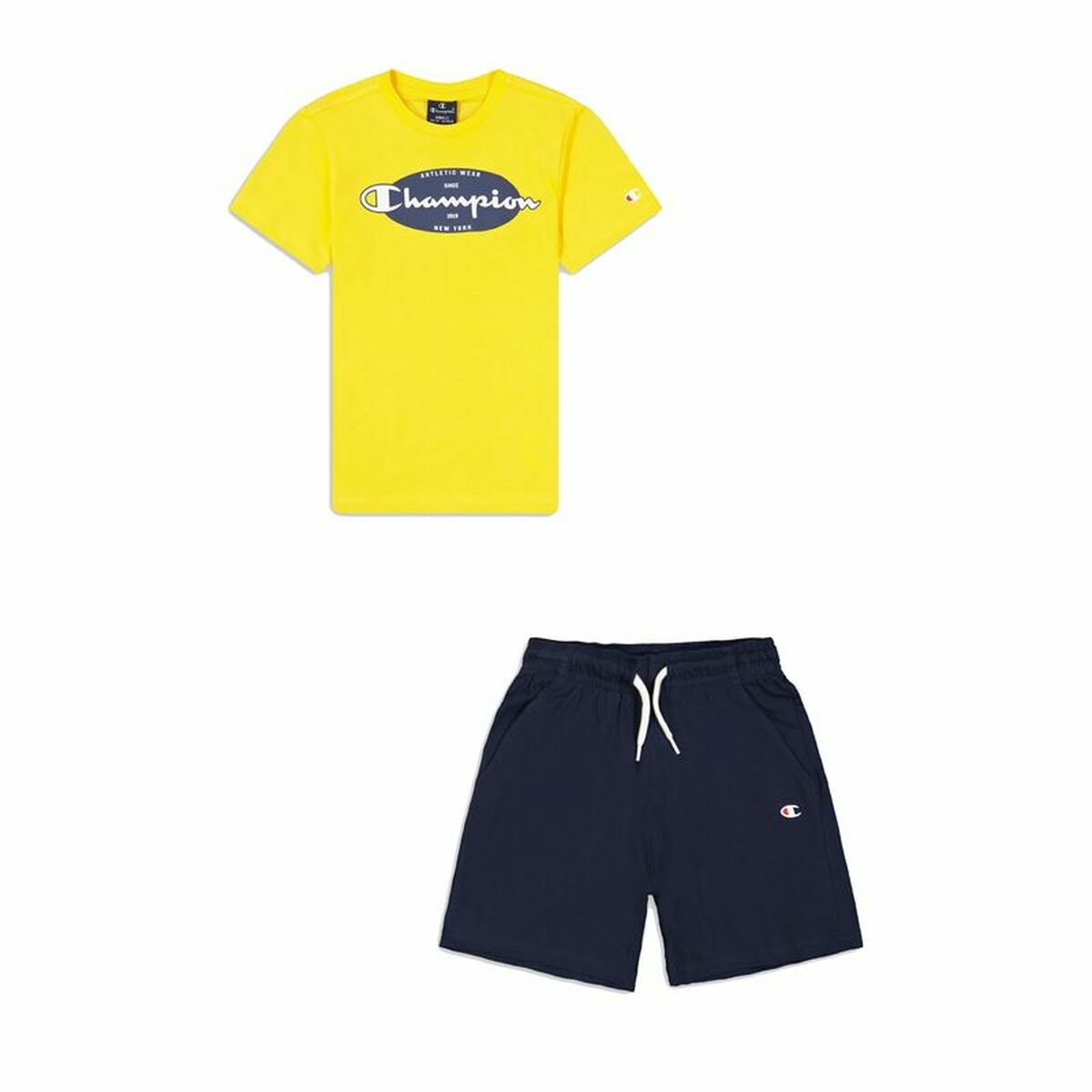 Children's Sports Outfit Champion Yellow 2 Pieces - MES49