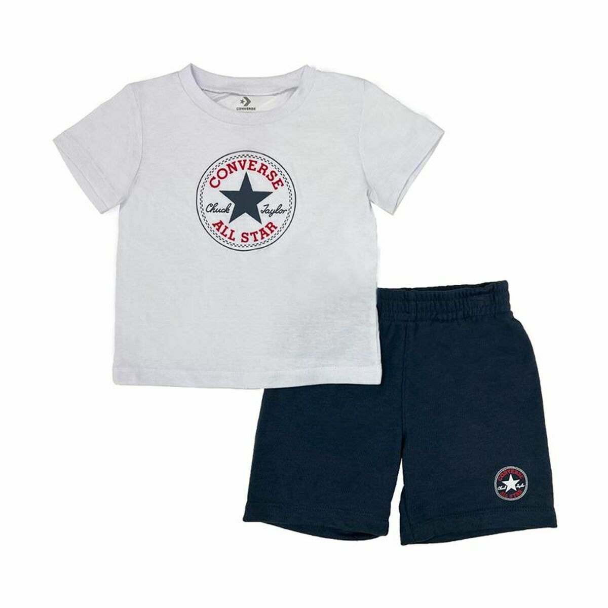 Children's Sports Outfit Converse Core Tee Blue - MES49