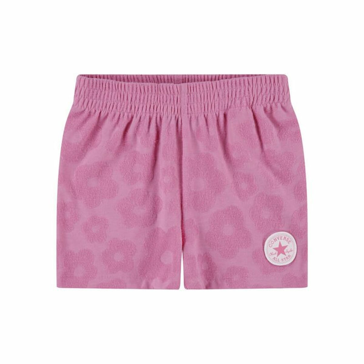 Children's Sports Outfit Converse Floral Jacquard Dark pink - MES49