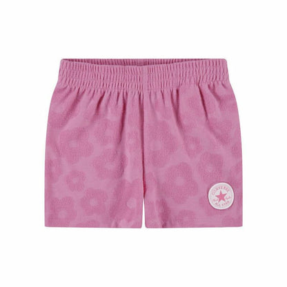 Children's Sports Outfit Converse Floral Jacquard Dark pink - MES49