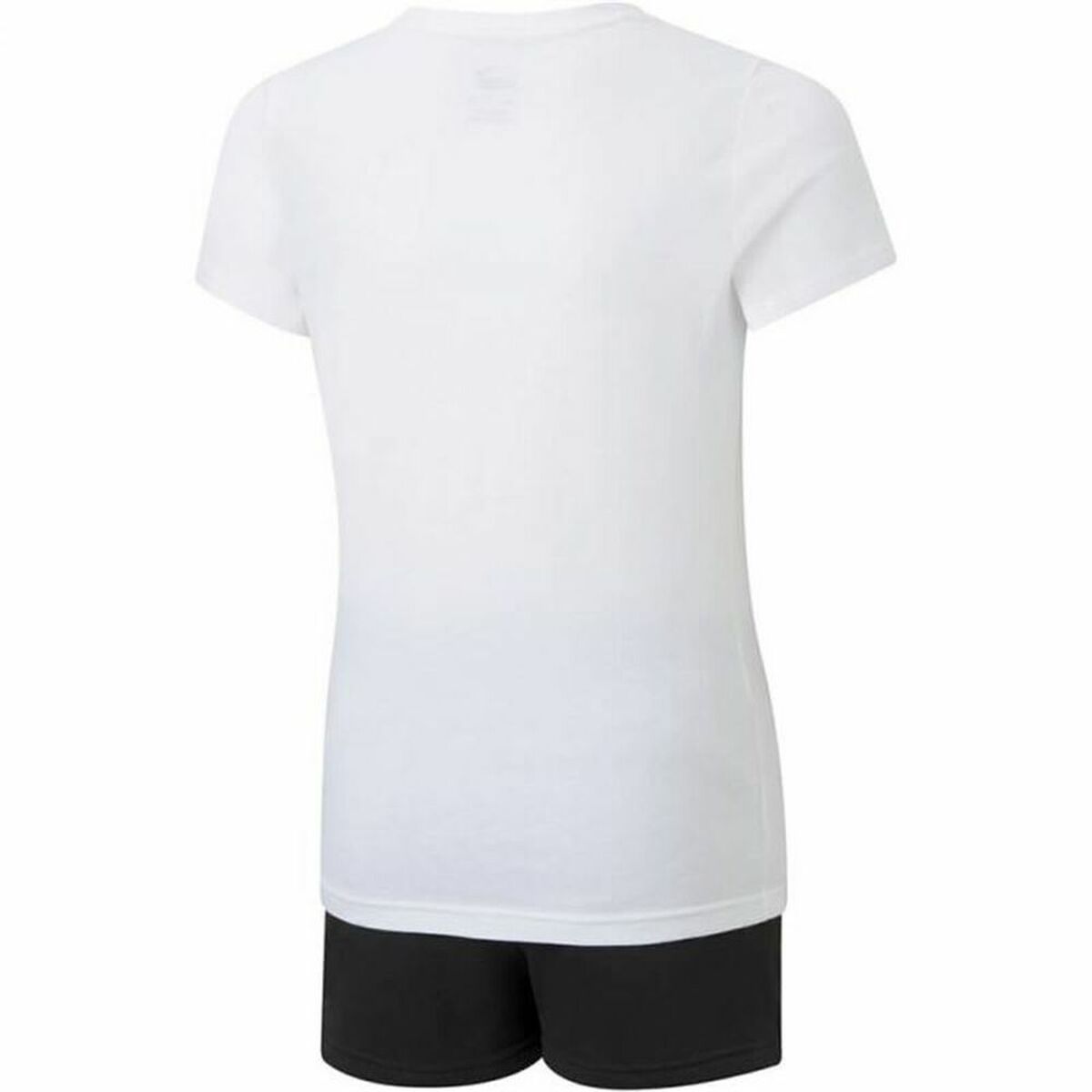 Children's Sports Outfit Puma Logo Tee White - MES49