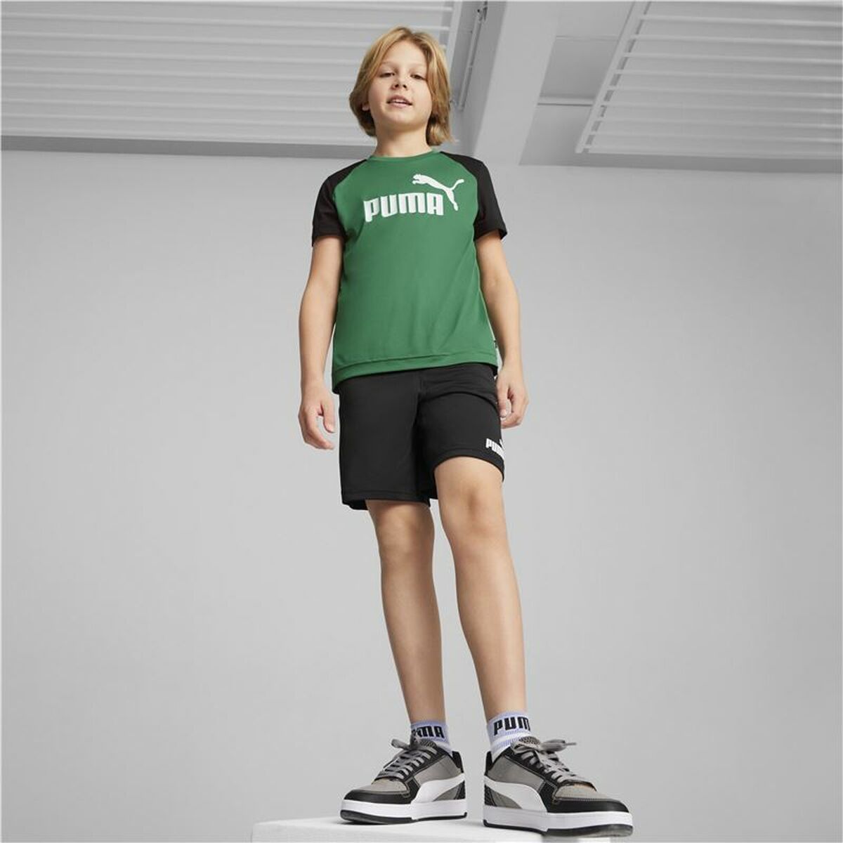 Children's Sports Outfit Puma Short Multicolour - MES49