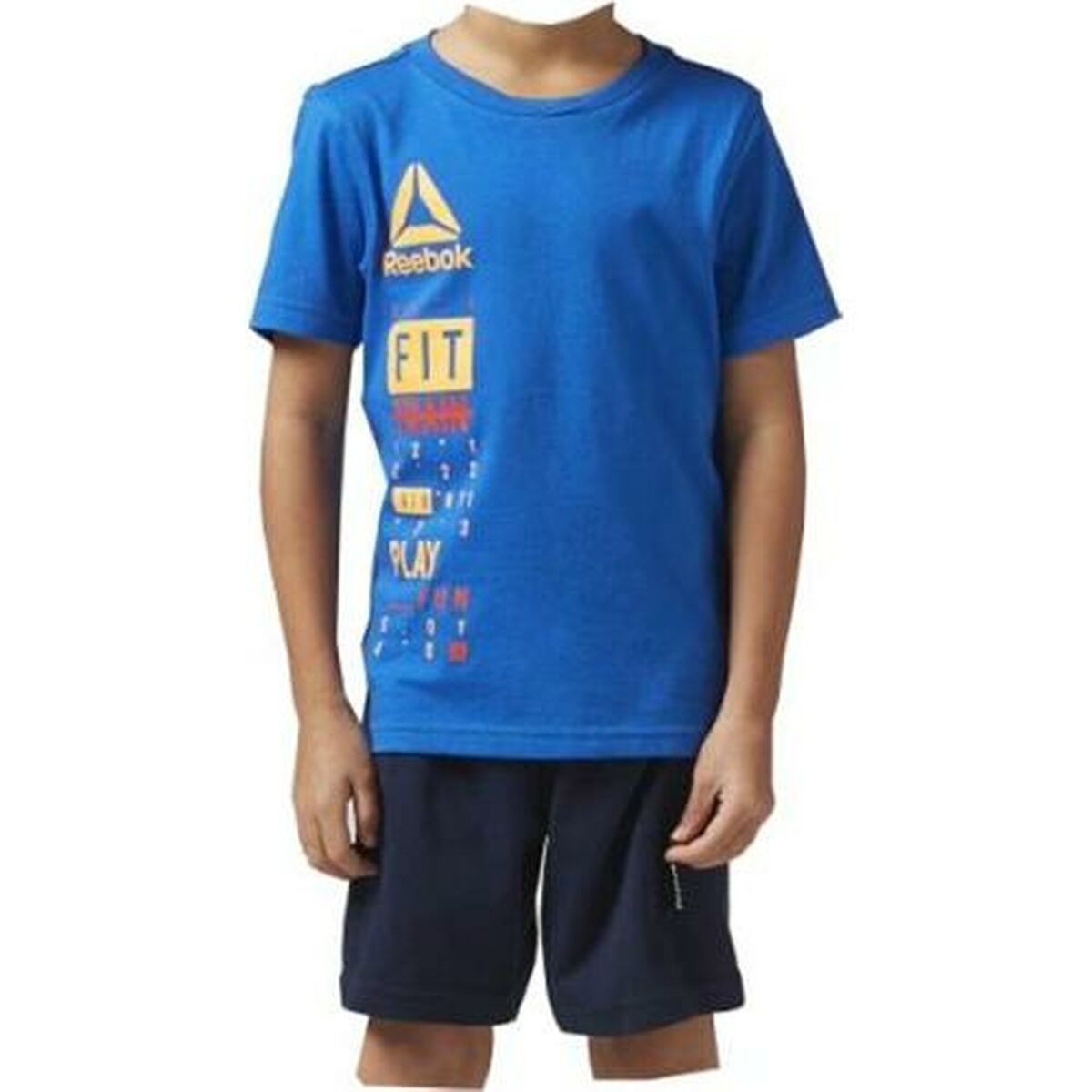 Children's Sports Outfit Reebok BK4380 Blue - MES49