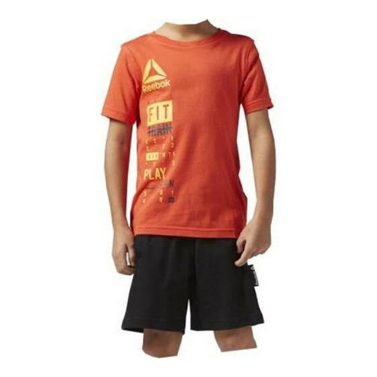 Children's Sports Outfit Reebok BK4380 Orange - MES49