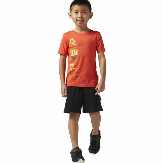 Children's Sports Outfit Reebok BK4380 Orange - MES49