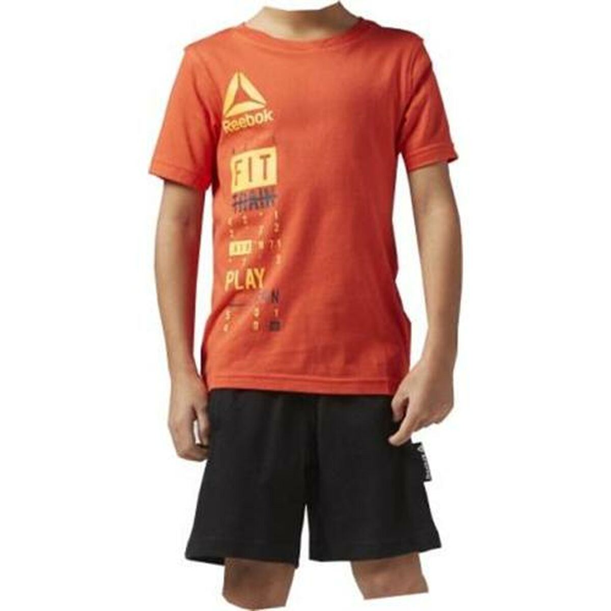 Children's Sports Outfit Reebok BK4380 Orange - MES49