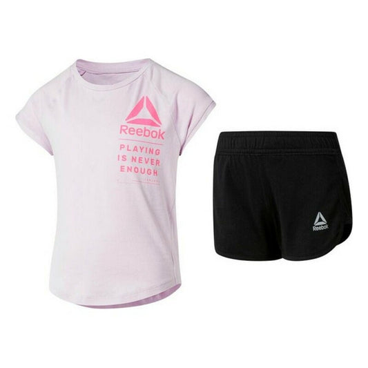 Children's Sports Outfit Reebok G ES SS MONGLW BABY Pink - MES49