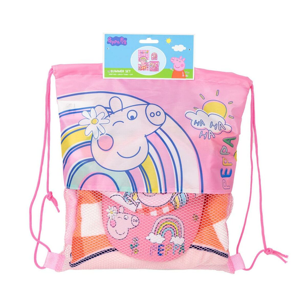 Children's Summer Set Peppa Pig Pink 3 Pieces - MES49