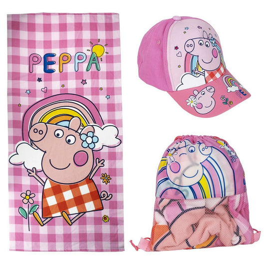 Children's Summer Set Peppa Pig Pink 3 Pieces - MES49