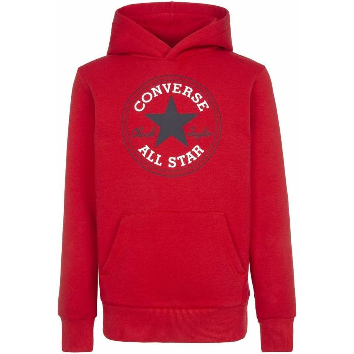 Children’s Sweatshirt without Hood Converse 9CC858 U10 Red - MES49