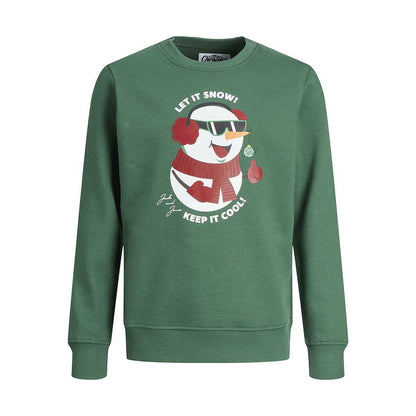 Children’s Sweatshirt without Hood Jack & Jones 12222091 Green - MES49