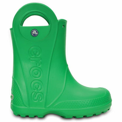 Children's Water Boots Crocs Handle It Rain Green - MES49