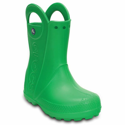 Children's Water Boots Crocs Handle It Rain Green - MES49