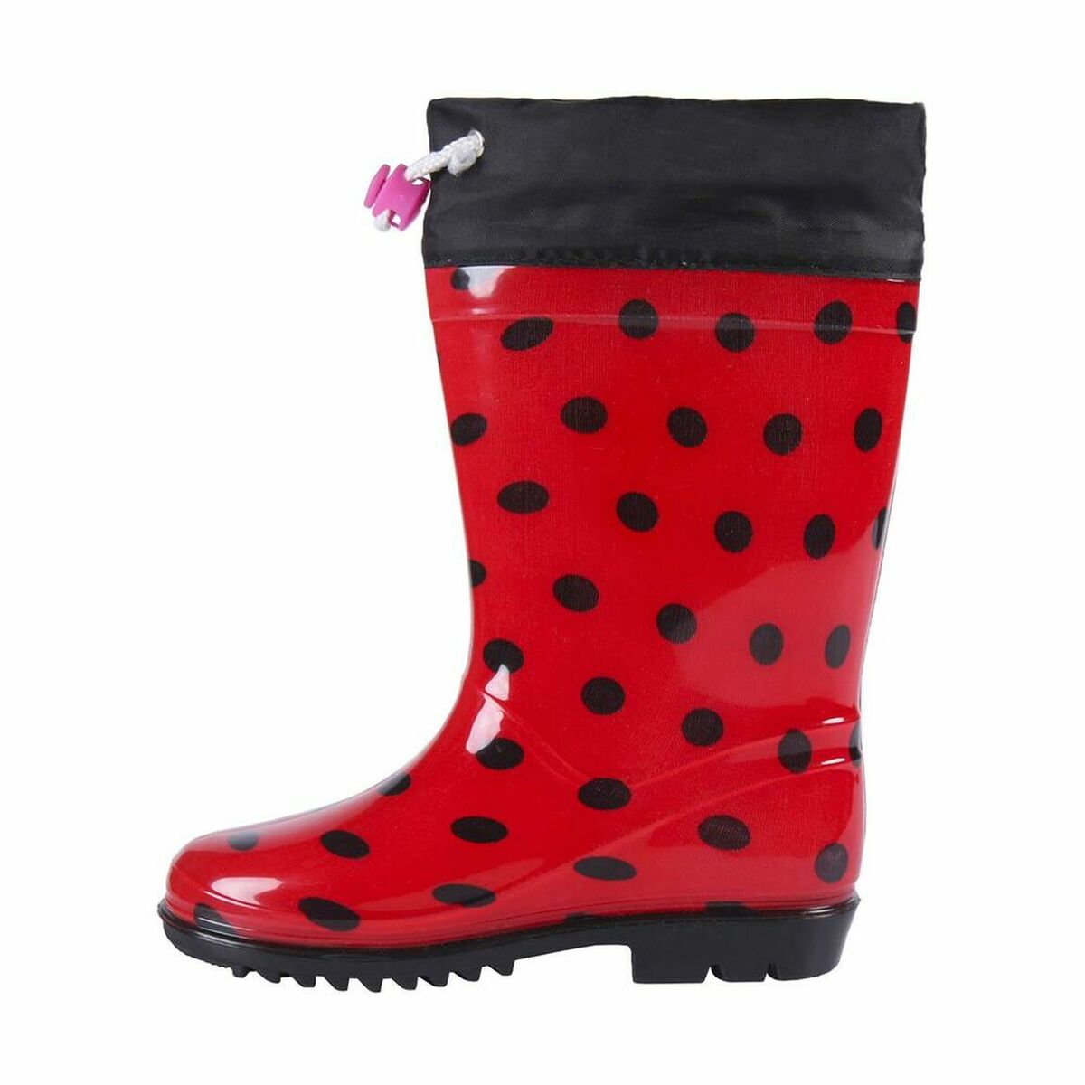 Children's Water Boots Lady Bug Red - MES49