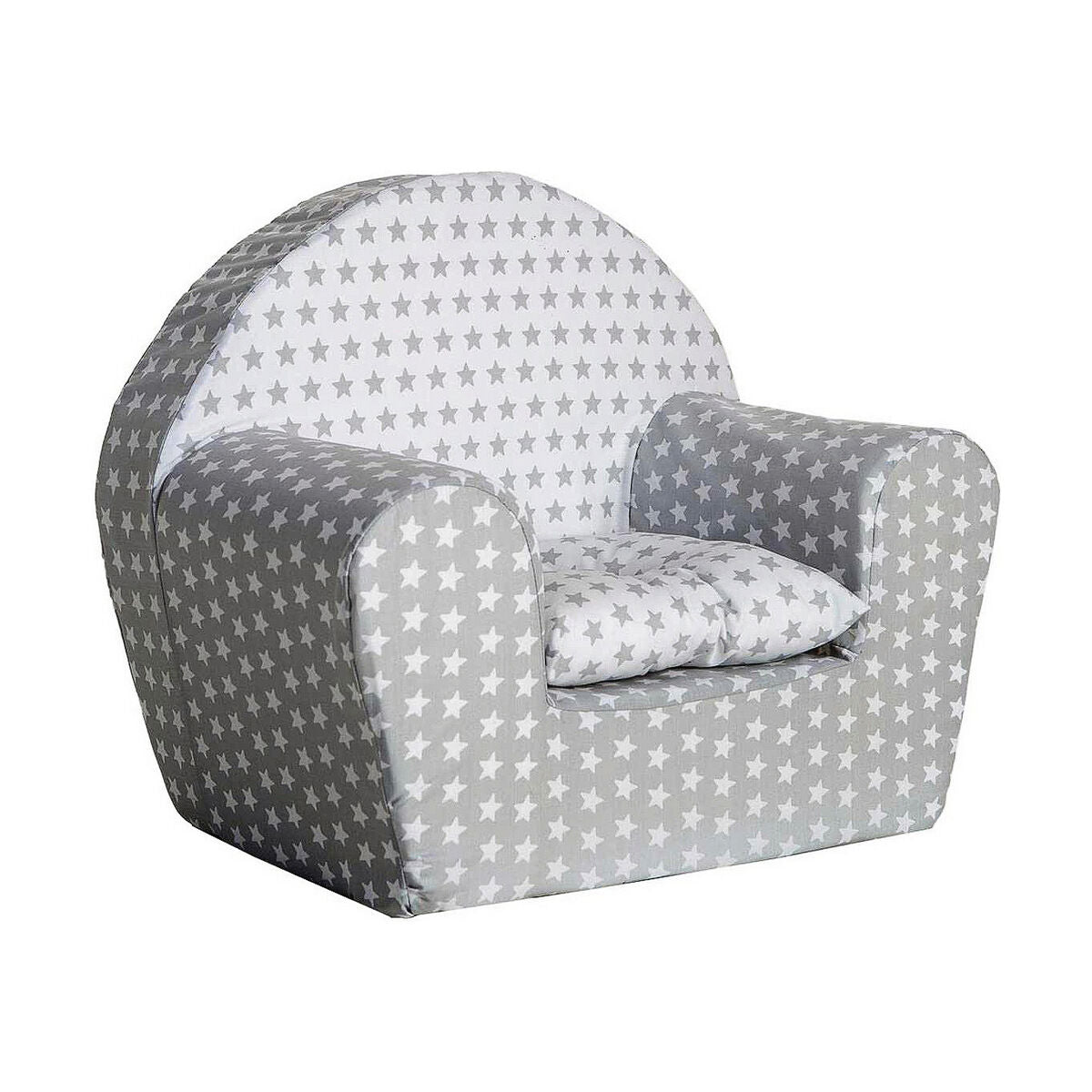 Child's Armchair Grey Stars - MES49