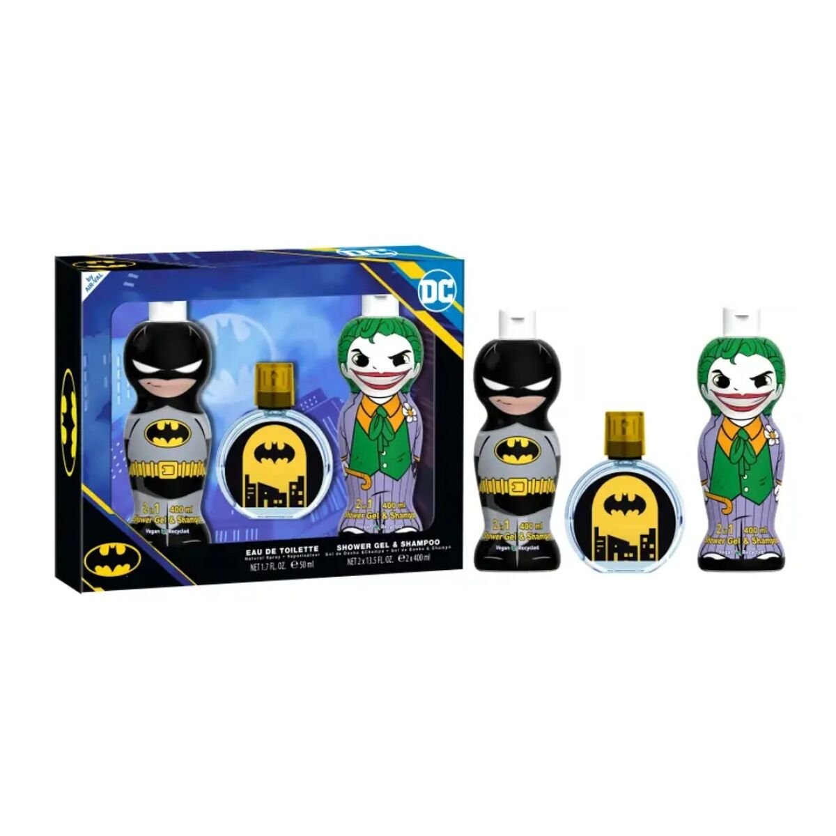 Child's Perfume Set DC Comics Batman & Joker 3 Pieces - MES49