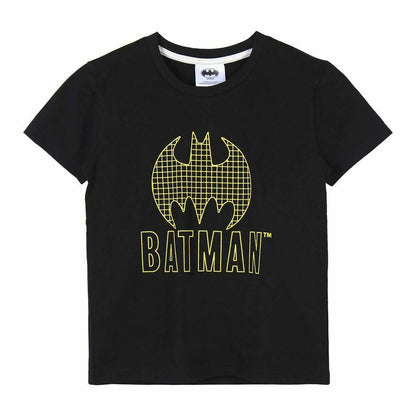 Child's Short Sleeve T-Shirt Batman Black - MES49