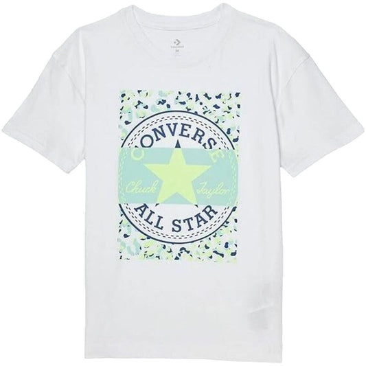 Child's Short Sleeve T-Shirt Converse Boyfriend Graphicrt White - MES49