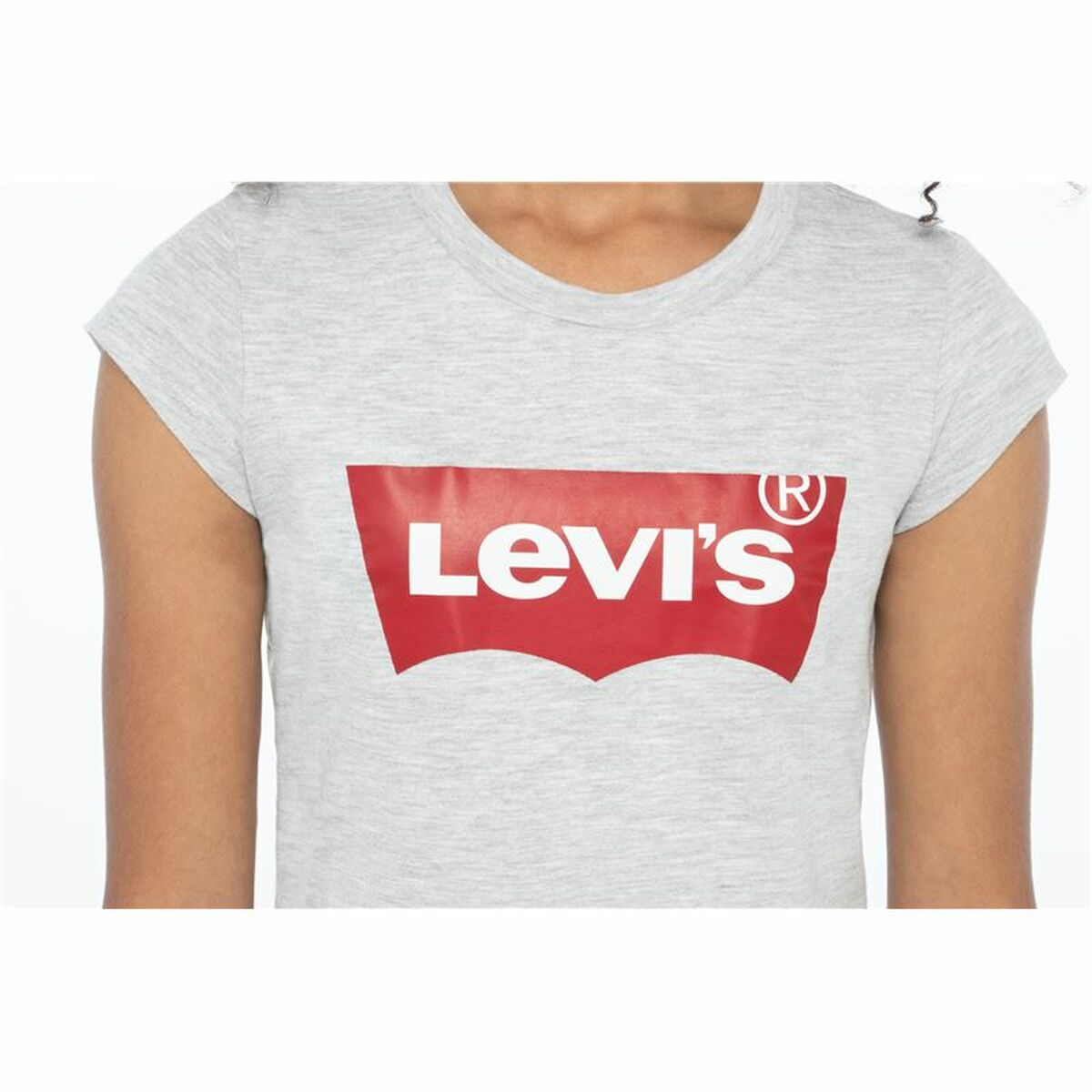 Child's Short Sleeve T-Shirt Levi's Batwing Light grey - MES49