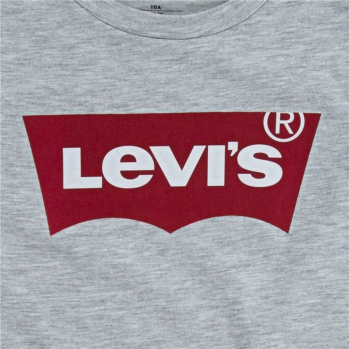 Child's Short Sleeve T-Shirt Levi's Batwing Light grey - MES49