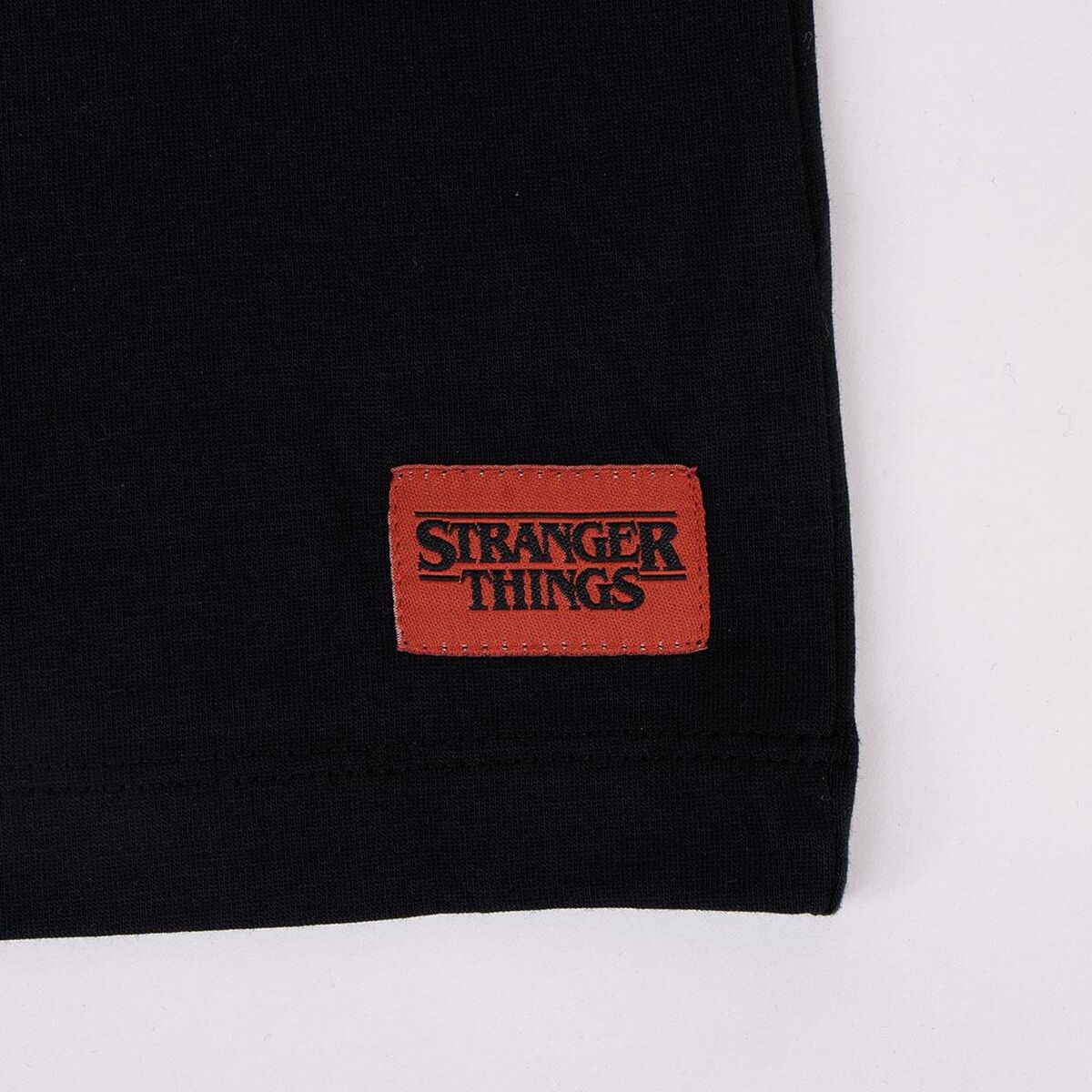 Child's Short Sleeve T-Shirt Stranger Things Black - MES49