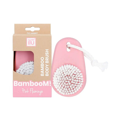 Cleansing and Exfoliating Brush Ilū BambooM! Pink - MES49