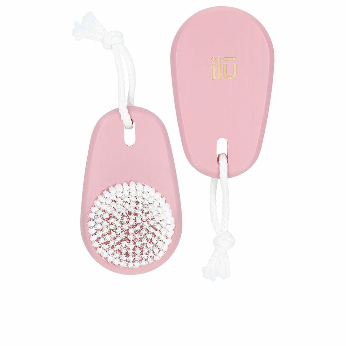 Cleansing and Exfoliating Brush Ilū BambooM! Pink - MES49