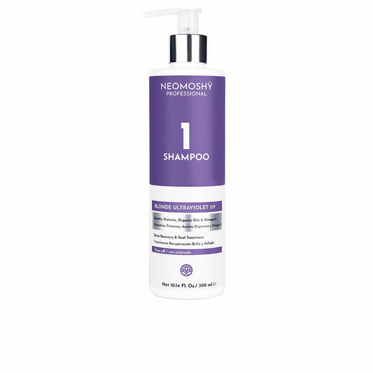 Colour Neutralising Shampoo Neomoshy Blonde Ultraviolet Ω9 (300 ml) - MES49