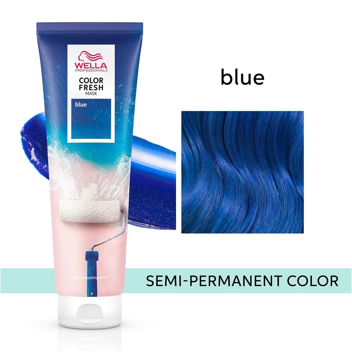 Colour pigment mask Wella COLOR FRESH Blue 150 ml - MES49