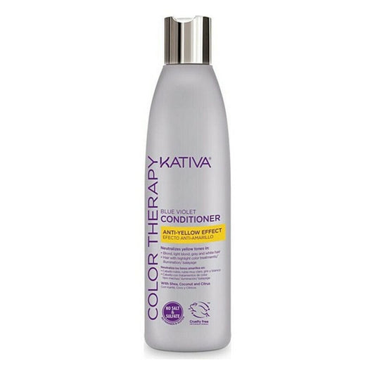 Colour Protecting Conditioner Blue Violet Anti - Yellow Effect Kativa (250 ml) - MES49