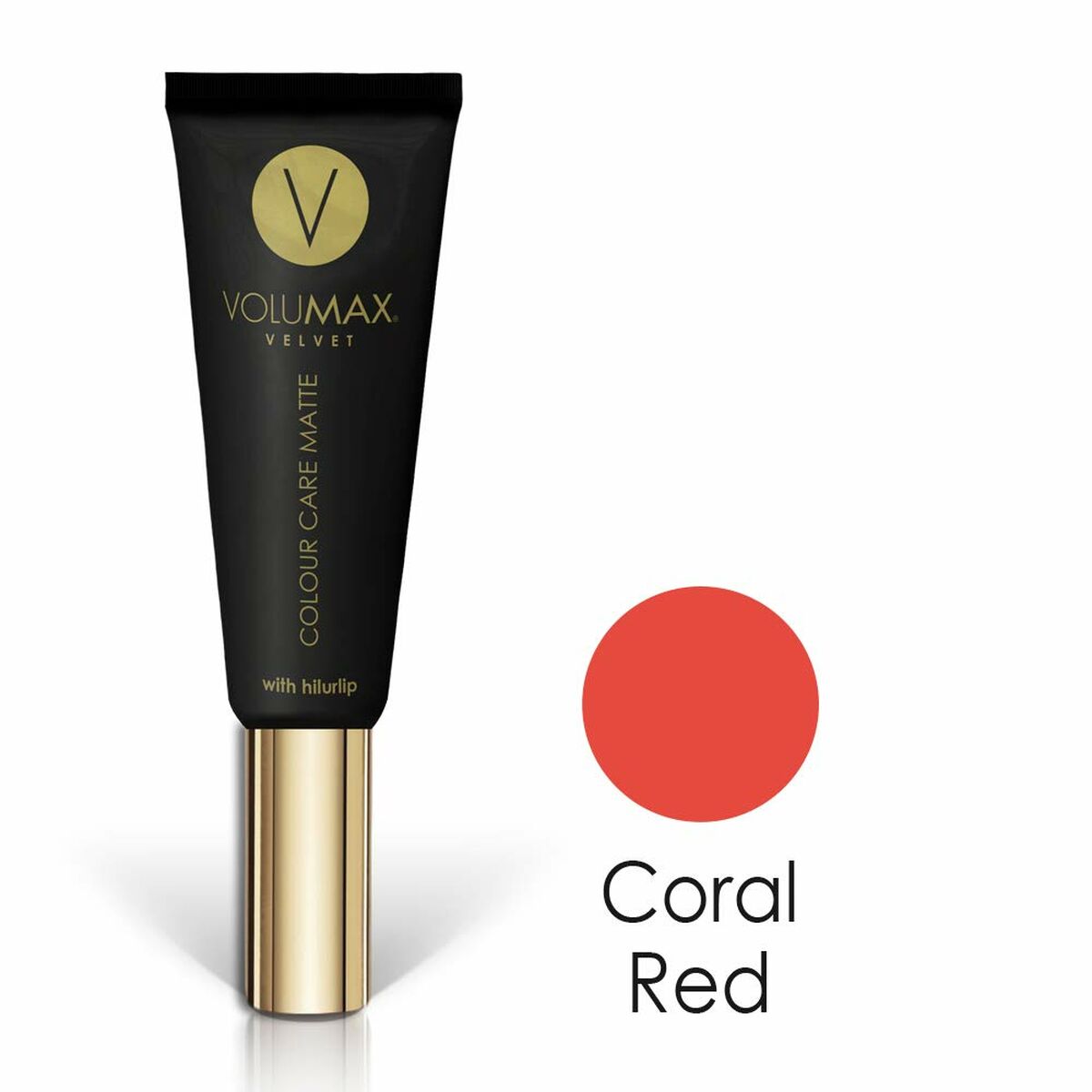 Coloured Lip Balm Volumax Coral Red Velvet Matt 7,5 ml - MES49