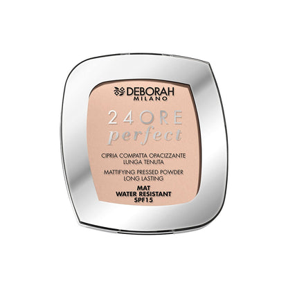 Compact Powders Deborah 24ore Perfect Nº 02 Light Rose Spf 15 9 g - MES49