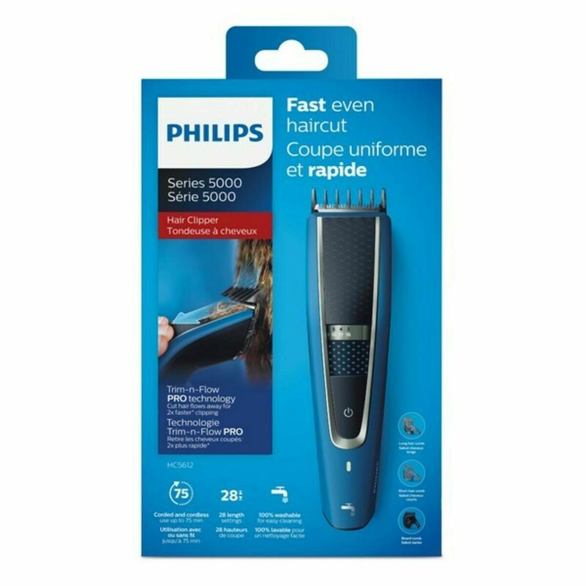 Cordless Hair Clippers Philips HC5612/15 - MES49