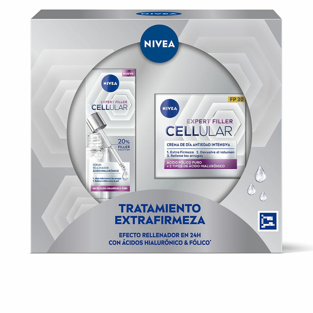 Cosmetic Set Nivea CELLULAR FILLER 2 Pieces - MES49