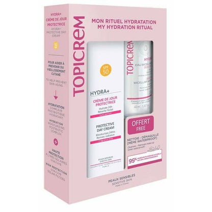 Cosmetic Set Topicrem Crema Día Protectora Lote 2 Pieces - MES49