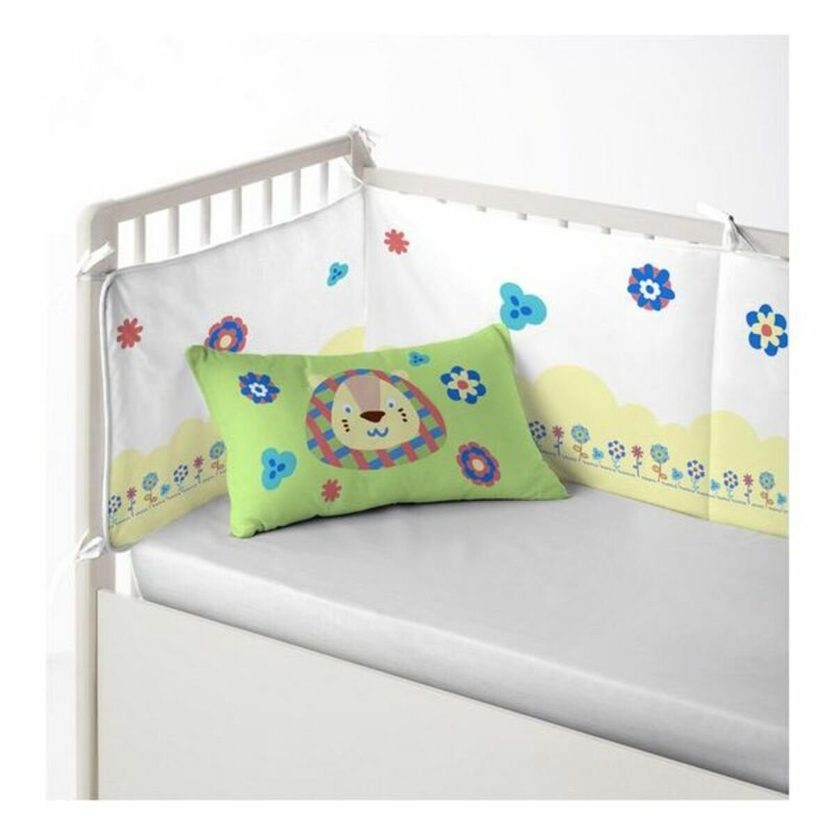 Cot protector Cool Kids Funny Lion (60 x 60 x 60 + 40 cm) - MES49