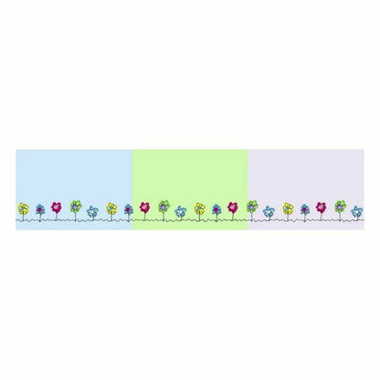 Cot protector Cool Kids Patch Garden (60 x 60 x 60 + 40 cm) - MES49